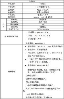 65寸安卓落地廣告機 大屏廣告發布機 商場安卓網絡版廣告機_世界工廠網